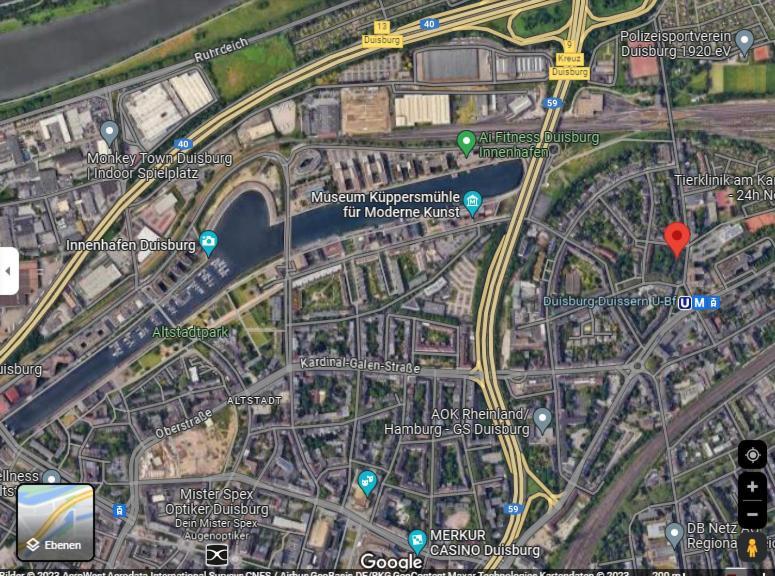 City Apartment Duisburg 2#Netflix &Wlan &Kingsize Bett & Kaffee Maschine & Central & 500M Innenhafen & 2 Min U Bahn Esterno foto